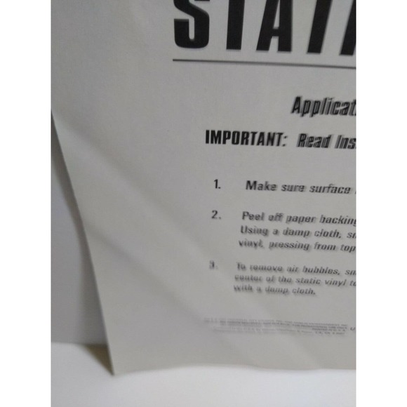 Jurassic Park The Lost World Movie Static Cling Window Artwork Dinosaurs 1997 - Picture 3 of 4